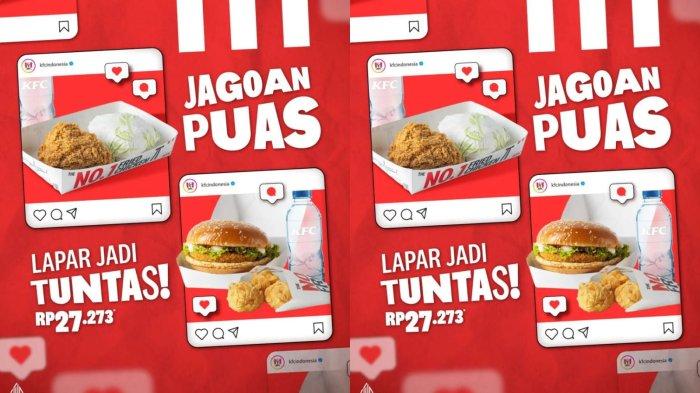 LEBIH MURAH! Promo KFC 20-30 November 2023, Dapatkan Paket Jagoan Puas Hanya Rp 27 Ribuan