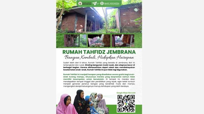Mari berwakaf untuk Rumah Tahfidz Jembrana sebagai pusat pendidikan Qur'ani