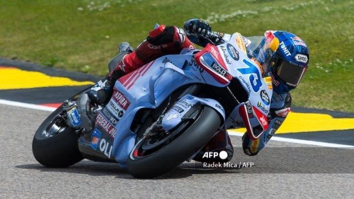 Marc Marquez saat Practice Session pada MotoGP Jerman Sachsenring 2024