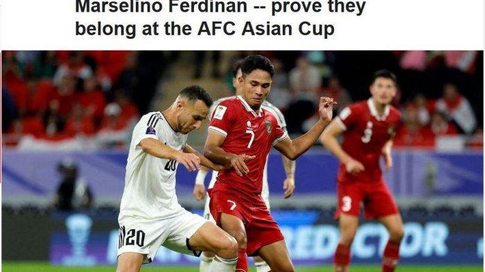 Media olahraga dunia, ESPN, turut menyoroti hasil yang diraih Timnas Indonesia saat melawan Irak di Piala Asia 2023. Mereka menyoroti penampilan Marselino dkk dan memberikan pujian atas perjuangan yang dilakoni Timans Indonesia yang didominasi pemain muda. ESPN.com