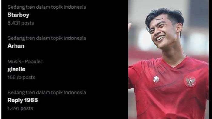 Nama Pratama Arhan kembali menjadi trending topik di media sosial X (Twitter) pada Selasa 2 Januari 1024.