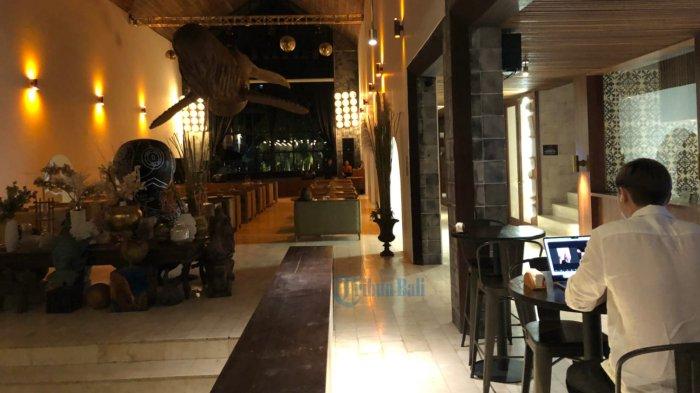 Suasana PARQ Ubud pada Sabtu 15 April 2023 malam