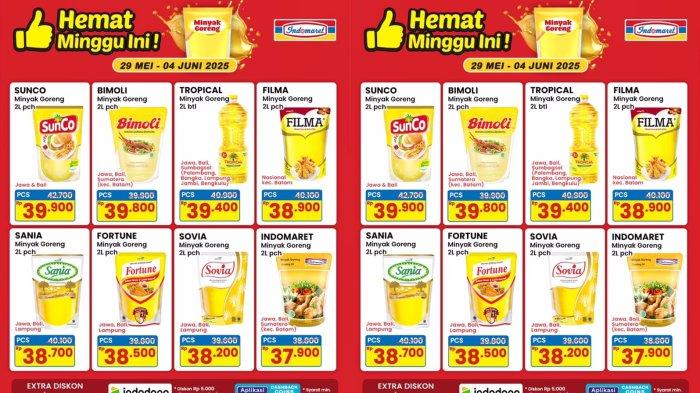 PROMO INDOMARET - Katalog Promo Indomaret Periode 29 Mei Hingga 4 Juni 2025, Berbagai Produk Minyak Goreng 2 Liter Mulai Rp30 Ribuan
