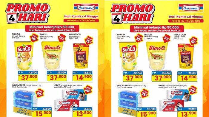 PROMO INDOMARET - Katalog Promo KJSM Indomaret Berlaku Periode 12-15 Juni 2025