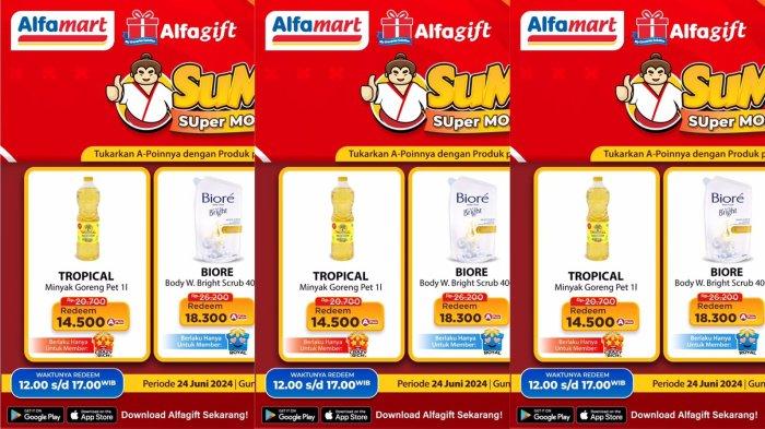PROMO Minyak Goreng Tropical Pet 1L Alfamart Periode 25 Juni 2024