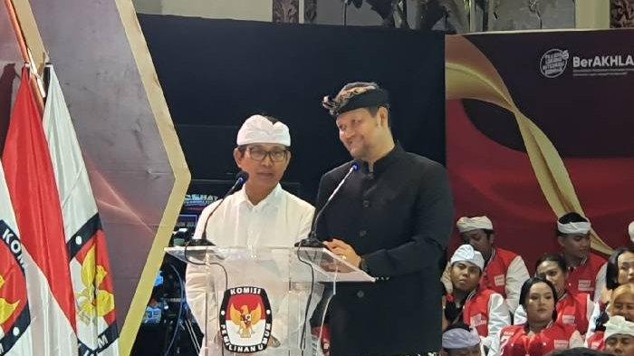 PASANGAN - Padahal pasca dilantik menjadi Bupati Badung dan Wakil Bupati Badung, I Wayan Adi Arnawa - Bagus Alit Sucipta sudah bisa menempati fasilitas negara itu.