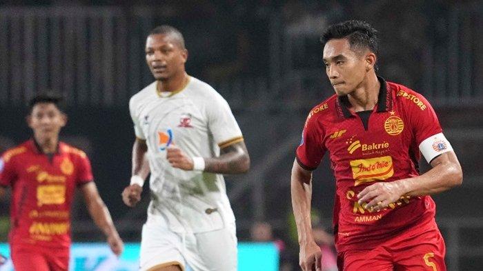 Pemain Persija Jakarta Rizky Ridho beraksi di laga kontra Madura United di Liga 1 2024/2025 di Stadion Pakansari, Bogor, Rabu, 6 November 2024. Bek Timnas Indonesia Ini Komentari Soal Persija Jakarta Pesta Gol ke Madura United, Singgung The Jak