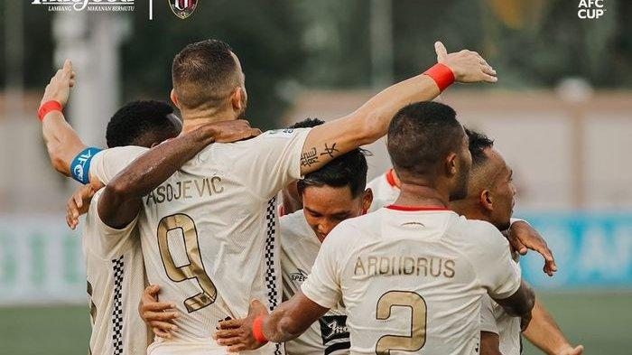 Penampilan Bali United melawan Stallion Laguna FC pada babak penyisihan Grup G AFC Cup 2023/2024 di Binan Football Stadium, Filipina, pada Rabu (20/9/2023).