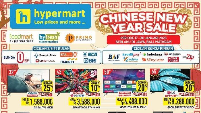 Promo Chinese New Year2025 di Hypermart Bali berlaku hingga 30 Januari 2025.