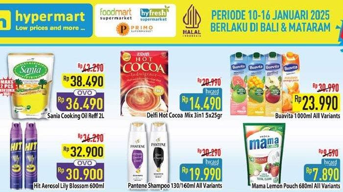 Katalog Promo Hypermart Bali 12-16 Januari 2025.