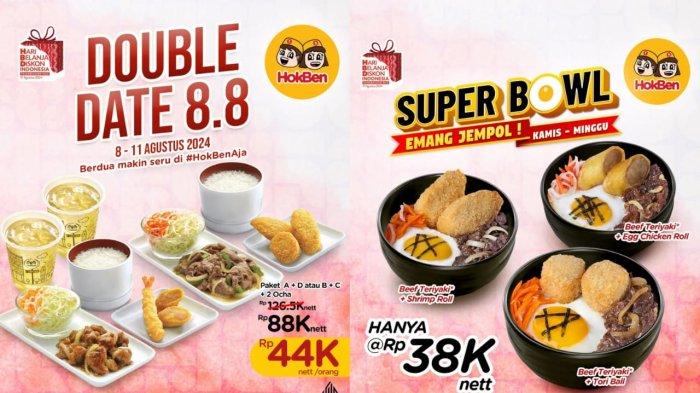Promo JSM HokBen Hari Ini 11 Agustus 2024, Nikmati Paket B + C + 2 Cold Ocha Rp 88 Ribu