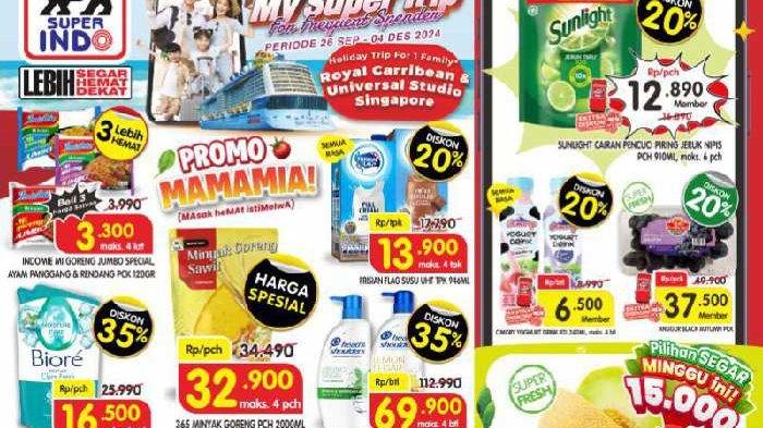 Promo JSM Superindo edisi hari ini hingga 16 Oktober 2024.