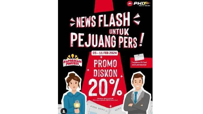 Promo PHD Profesi Pers Diskon 20 Persen periode 5-11 Februari 2024.