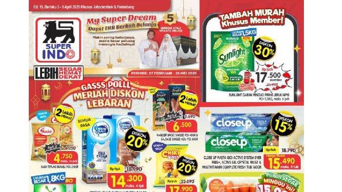 KATALOG - Promo Superindo berlaku hingga 9 April 2025.