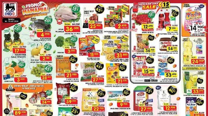 Promo Superindo terbaru periode 14-17 Oktober 2024 hadirkan minyak goreng 2 Liter dengan harga yang sangat murah.