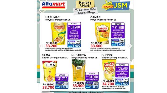 Promo minyak goreng di Alfamart