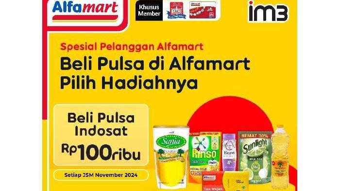Promo terbaru di Alfamart hingga akhir November 2024 menghadirkan penawaran spesial: setiap pembelian pulsa akan mendapatkan gratis minyak goreng!
