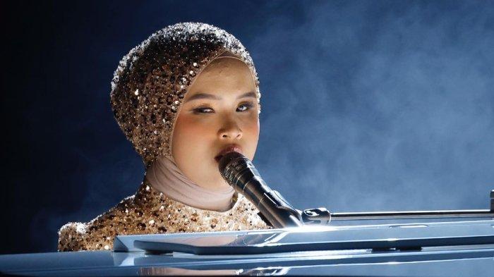 Putri Ariani saat tampil di babak semifinal America's Got Talent, 6 September 2023