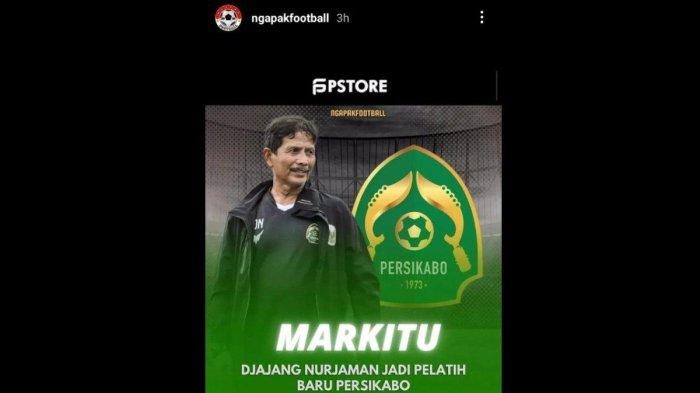 Rumor Persikabo 1973 yang kabarnya bakal dilatih lagi oleh Djadjang Nurdjaman di sisa gelaran Liga 1 2023 ini.
