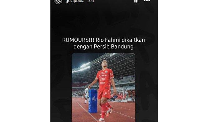 Rumor Rio Fahmi dikaitkan ke Persib Bandung
