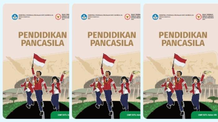 Sampul Buku Pendidikan Pancasila Kelas 8 Kurikulum Merdeka