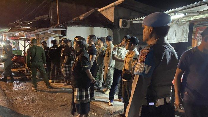 Satpol PP Kota Denpasar kembali melakukan penertiban dan penggrebekan di Jalan Danau Tempe, Sanur Kauh