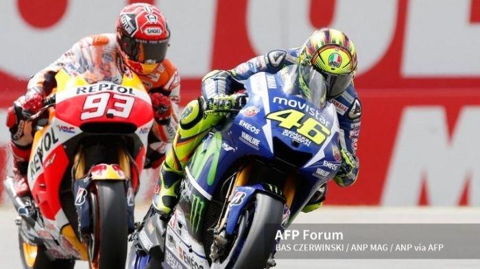 Sejarah MotoGP: Laga Kontroversial TT Assen 2015 Marquez vs Rossi: Senggol Dikit Ngga Apalah ya