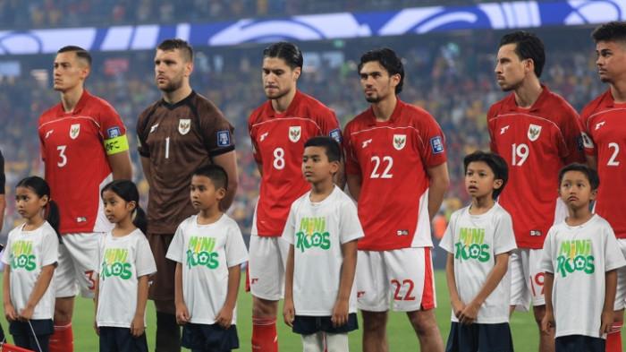 Skuad Timnas – Susunan pemain Timnas Indonesia dalam Kualifikasi Piala Dunia 2026 zona Asia beberapa waktu lalu.