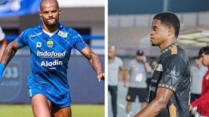 Striker Persib Bandung, David da Silva (kiri) dan striker Dewa United Alex Martin (kanan). Duel Dewa United vs Persib Liga 1: Pembuktian Alex Martins vs David da Silva, Berikut Statistiknya