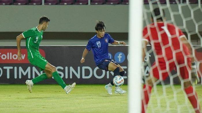 Suasana pertandingan Kualifikasi Piala Asia U-23 2024 antara timnas U-23 Taiwan vs Turkmenistan di Stadion Manahan, Surakarta, Rabu (6/9/2023).