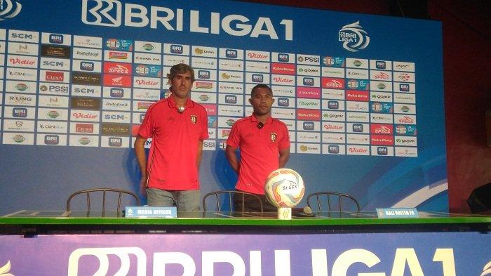 Sesi Press Conference sebelum pertandingan Bali United vs RANS Nusantara FC pada Kamis 14 September 2023.