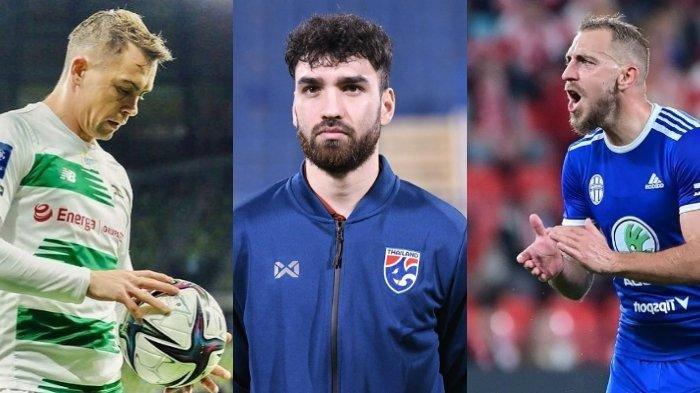 Tiga pemain yang dirumorkan jadi legiun asing Persija Jakarta (dari kiri ke kanan - Marciek Gajos, Maximilian Steinbauer, dan Jiri Skalak)