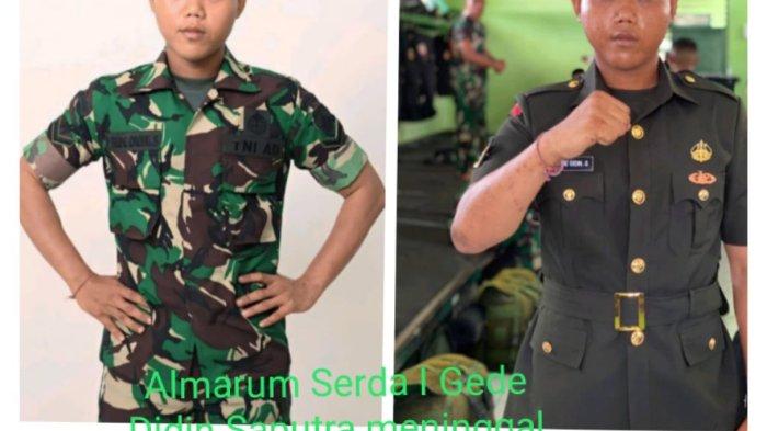 Serda Didin - Pihak keluarga prajurit TNI, Serda I Gede Didin Saputra, telah melakukan autopsi pada jenazah Serda Didin di RSUP Prof Ngoerah Bali.