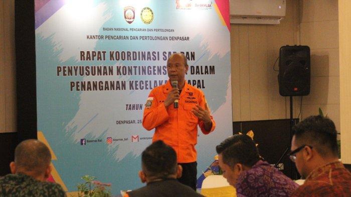 Kantor Pencarian dan Pertolongan Denpasar (Basarnas Bali), menggelar kegiatan Penyusunan Kontingensi SAR, dalam penanganan kecelakaan kapal, pada Selasa 25 Juni 2024 di Prime Plaza Hotel Sanur.