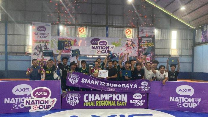 ANC 2024 - SMA Negeri 12 Surabaya, keluar sebagai juara usai mengalahkan SMA Kristen Giovani Kupang dengan skor 2-1.