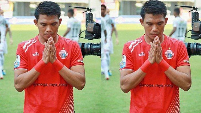 Gelandang bertahan Persija Jakarta, Sandi Sute.