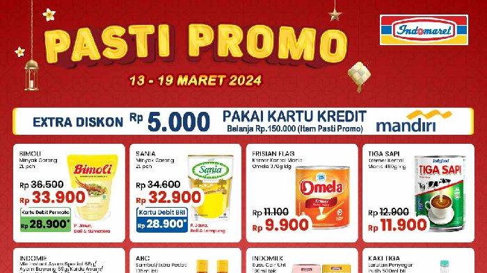 Harga minyak goreng di Indomaret hingga 19 Maret 2024.