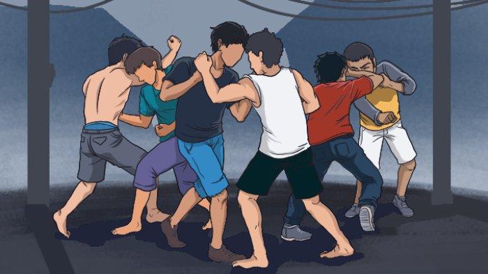 Ilustrasi keributan - Keributan di Desa Keramas berakhir damai.