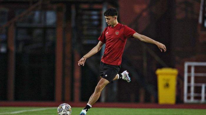 Ivar Jenner saat menjalani pemusatan latihan dengan timnas Indonesia.