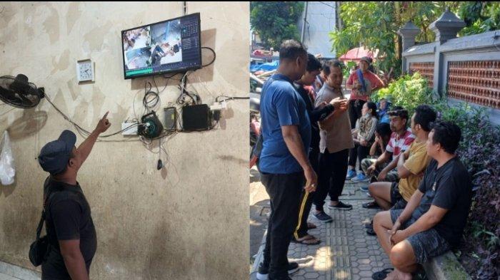 Kepolisian melakukan penyelidikan terhadap hilangnya tas kulit yang berisi uang tunai dan emas senilai Rp600 juta di Pasar galiran, Klungkung, Selasa (8/4/2025).