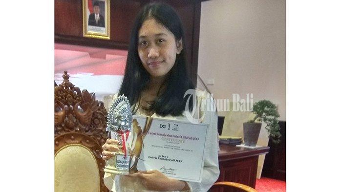 Ni Putu Diah Pradnya Maharani berhasil raih juara 1 Putri Remaja Bali 2019.