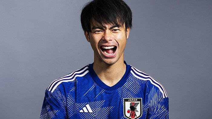 Update jadwal Piala Dunia 2022 Grup E antara Jerman vs Jepang dan tampak Pemain sayap Timnas Jepang Kaoru Mitoma.