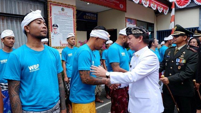 Pada Peringatan Hari Kemerdekaan RI ke-78, ada sebanyak 92 narapidana di Klungkung yang menerima remisi, Kamis (17/8/2023).
