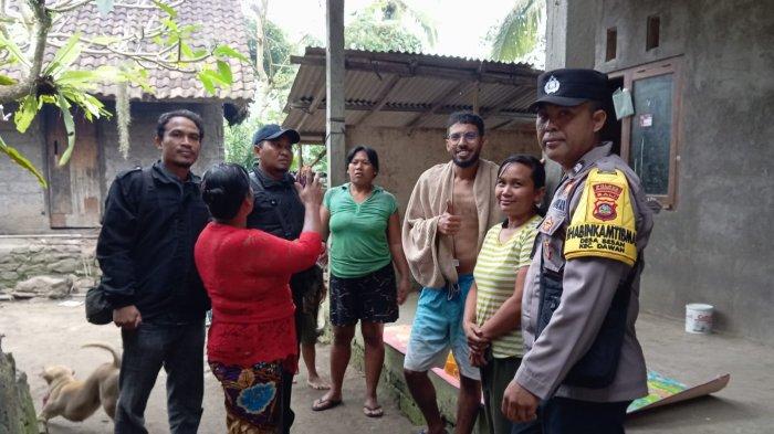 WNA asal Arab Saudi bernama Noah, tersesat saat berwisata trekking di Tukad Tista, di Desa Besan, Kecamatan Dawan, Kabupaten Klungkung, sejak Senin (12/8/2024)