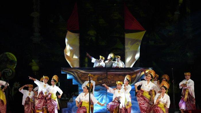 Penampilan gong kebyar wanita Kabupaten Badung pada Rabu 19 Juni 2024.