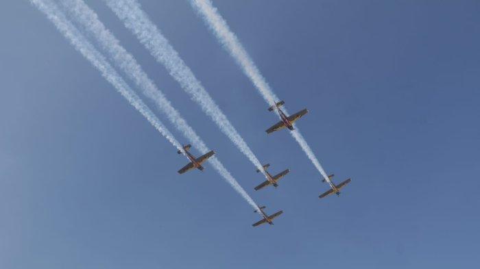 Penyelenggaraan Bali International Airshow (BIAS) 2024, Jumat (20/9), memasuki hari ketiga yang diisi dengan berbagai kegiatan seperti dialog, static display aircraft dan exhibition atau pameran serta flying display.