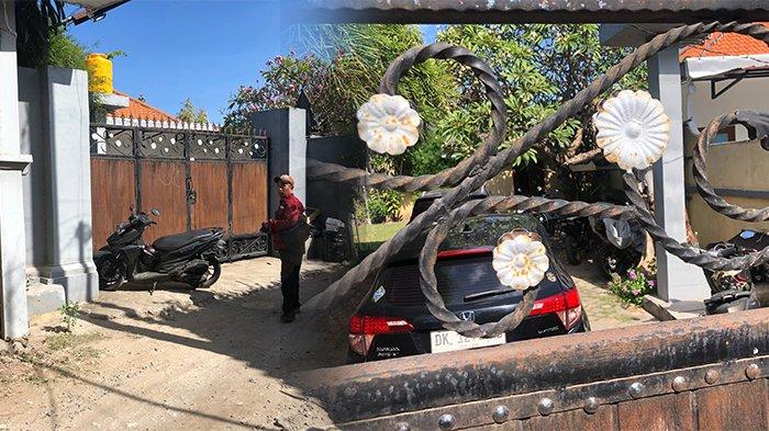 SEPI - Suasana rumah Dali Wassink dan Jennifer Coppen tampak sepi, pasca sang suami meninggal dunia dalam tragedi kecelakaan.