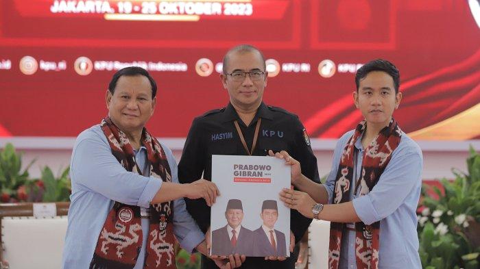 MENDAFTAR - Bakal Pasangan Calon Presiden dan Wakil Presiden dari Koalisi Indonesia Maju (KIM) Prabowo Subianto dan Gibran Rakabuming Raka