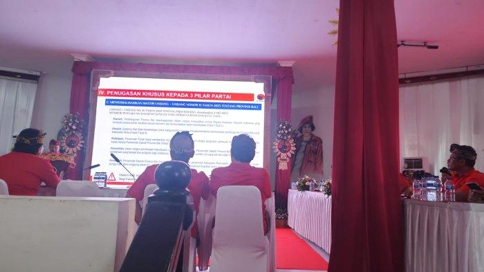 Pelaksanaan Konsolidasi di DPC PDI Perjuangan Badung Pada Minggu 28 April 2024.