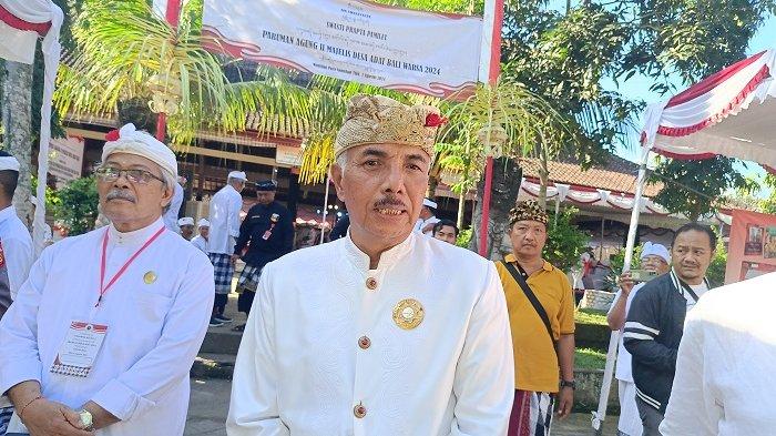 Paruman Agung II MDA Bali di wantilan Pura Samuan Tiga, Desa Bedulu, Blahbatuh, Gianyar, Bali, Senin 5 Agustus 2024.